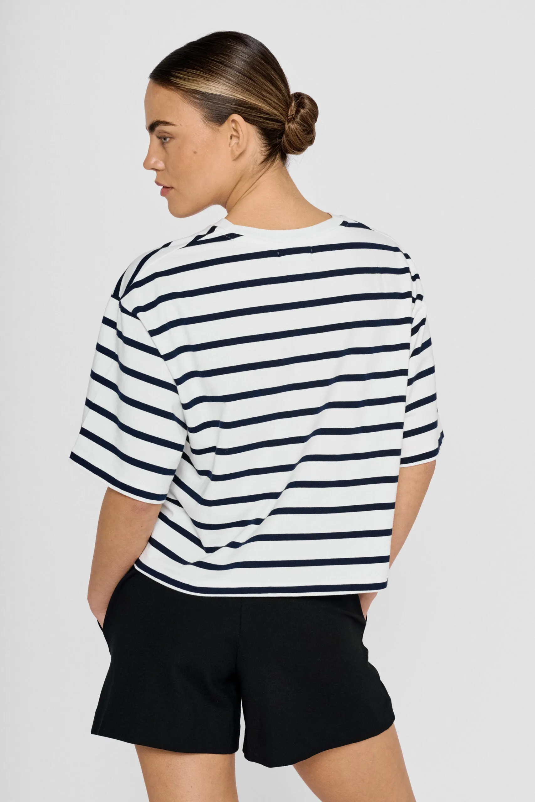 Tibi T-Shirt Striped White sold by Ivalo.com product image thumbnail 3