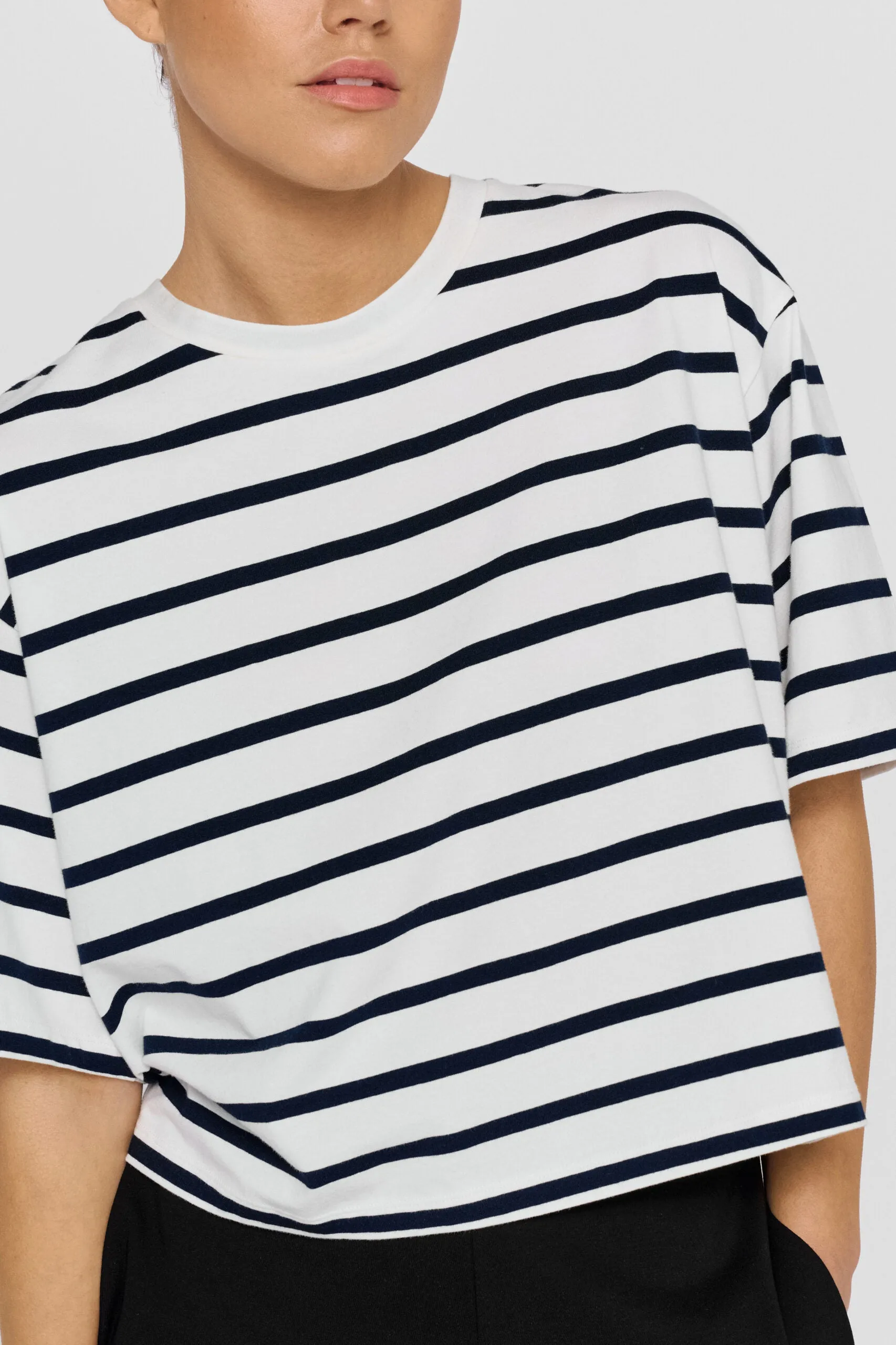 Tibi T-Shirt Striped White sold by Ivalo.com product image thumbnail 4