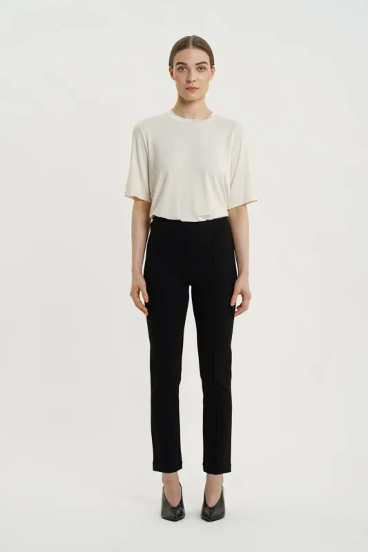 Lou Straight Pants Black sold by Ivalo.com