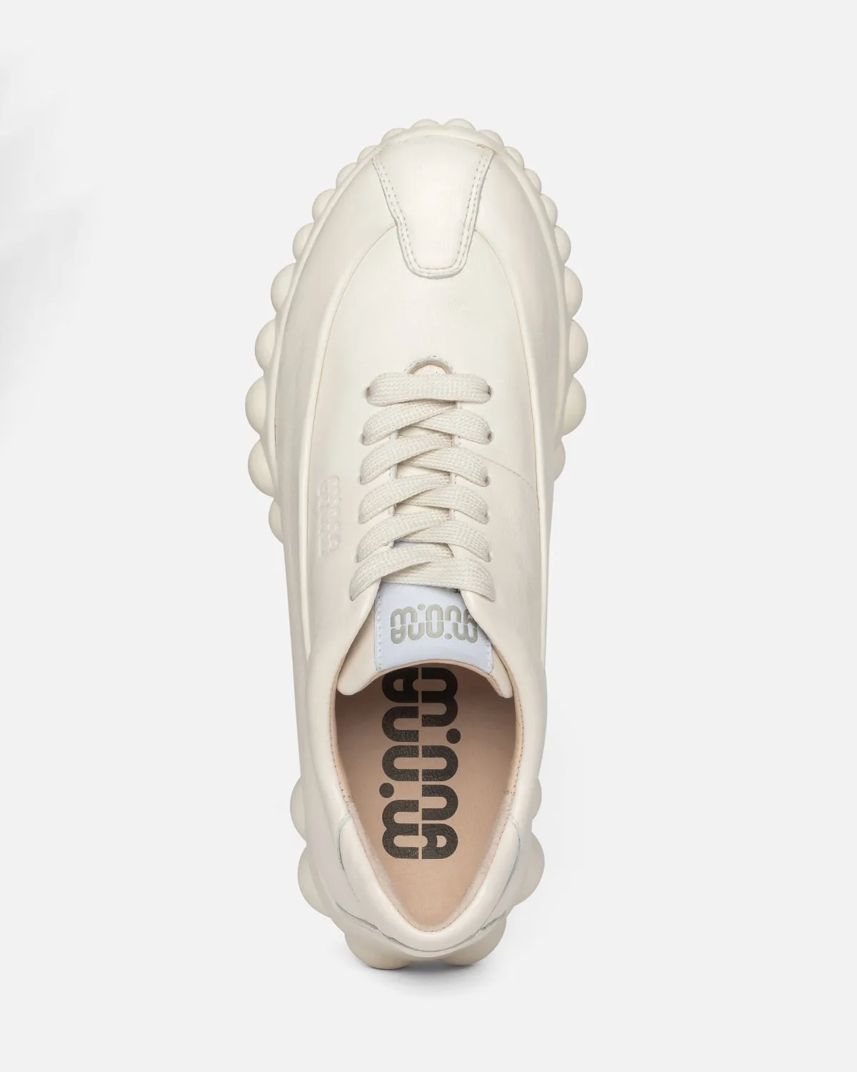 Mother-Of-Pearl Sneakers Porcelain Leather sold by Ivalo.com product image thumbnail 5