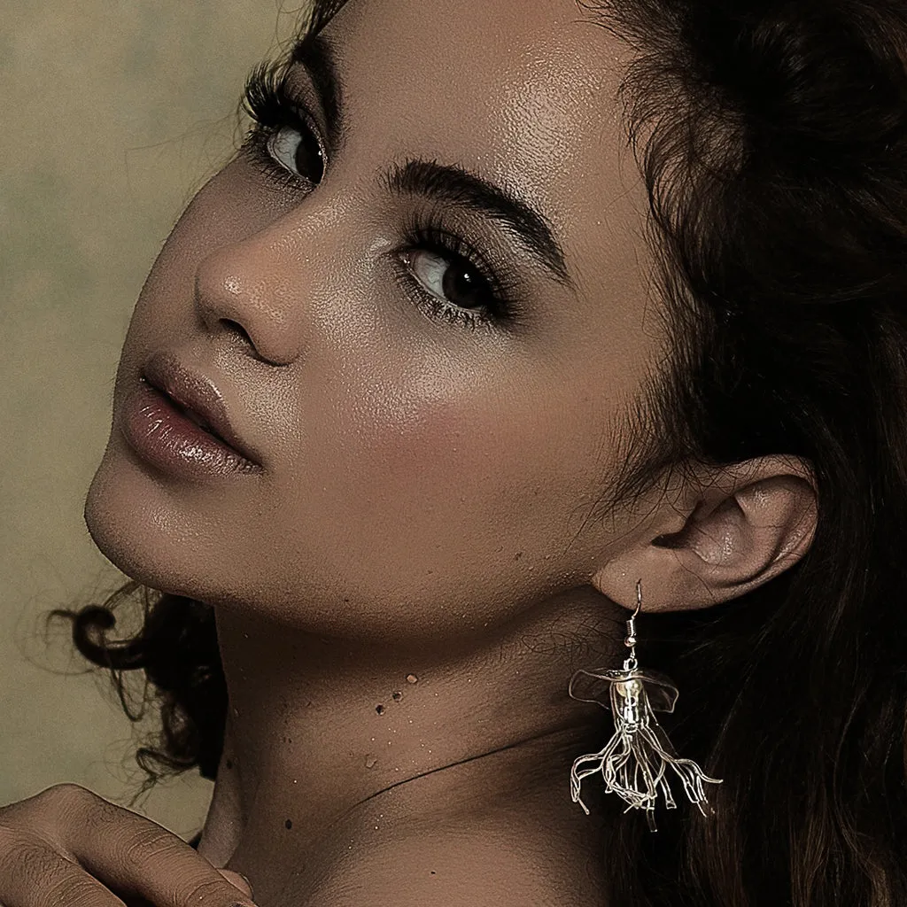 Jellyfish Drop Earrings Clear sold by Ivalo.com product image thumbnail 2