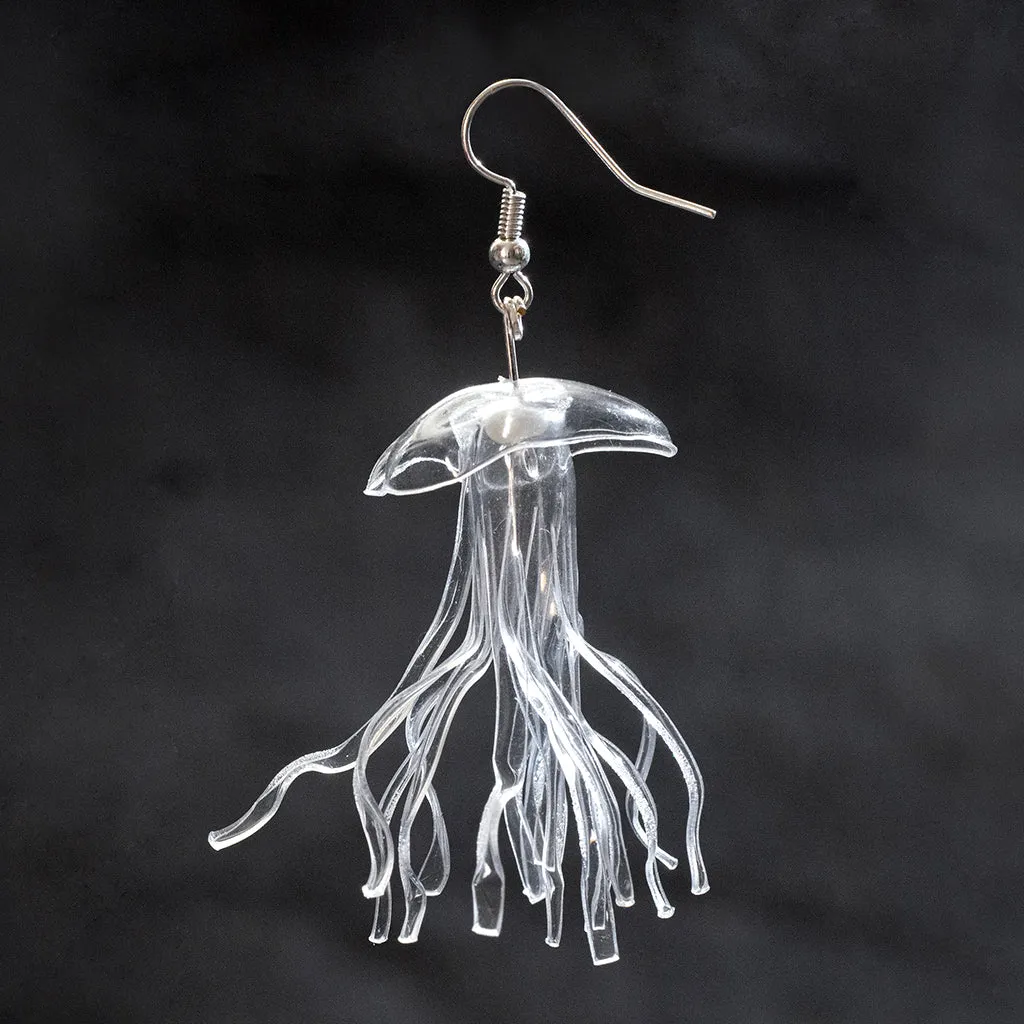 Jellyfish Drop Earrings Clear sold by Ivalo.com