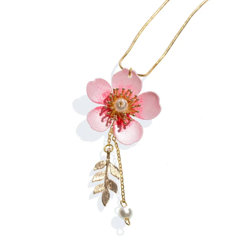 Sakura Spring Drop Necklace sold by Ivalo.com