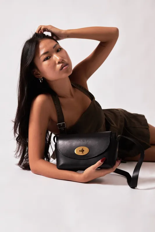 The Small Box Leather Bag Black sold by Ivalo.com