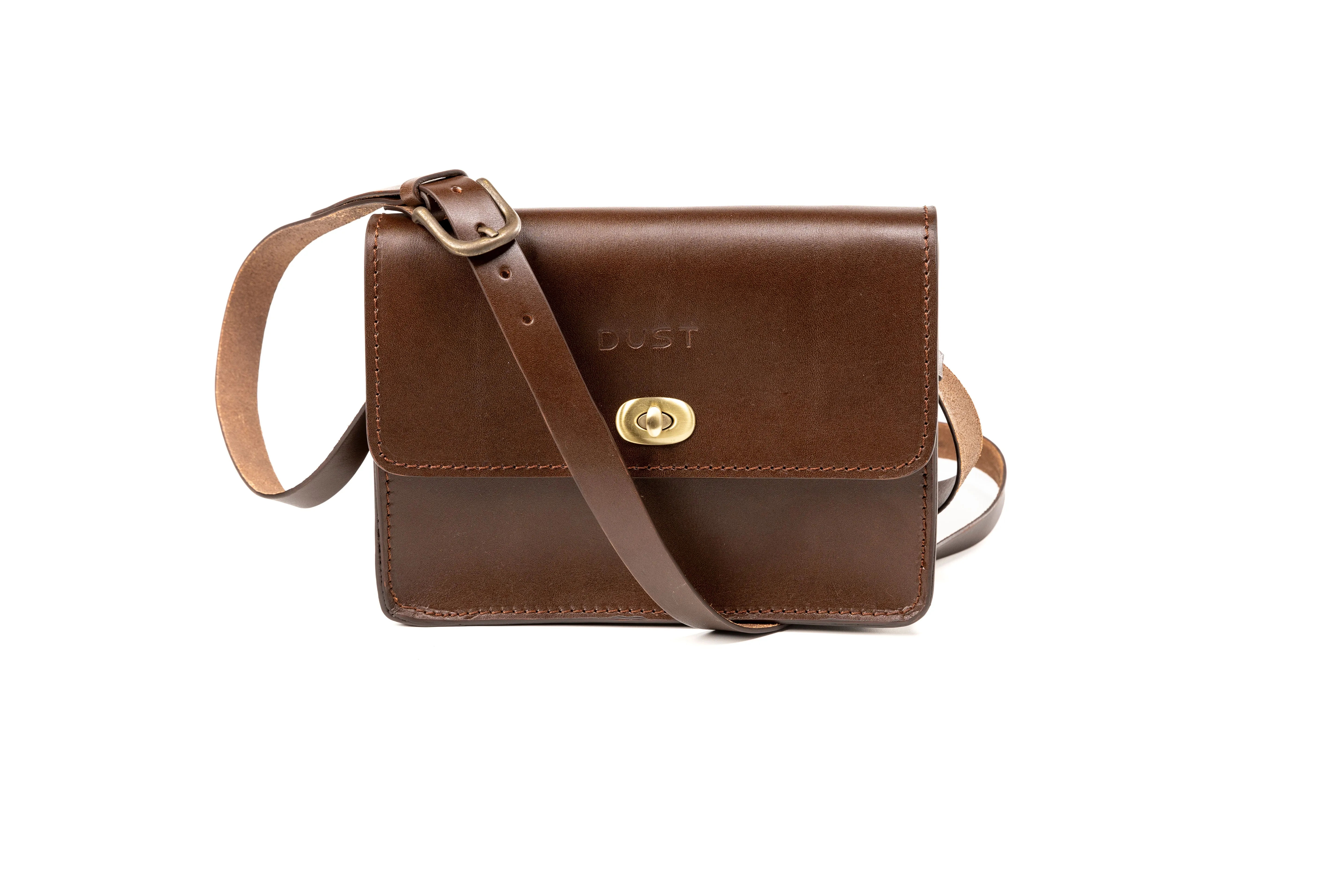 Leather Crossbody Santa Fe Collection Dark Brown sold by Ivalo.com product image thumbnail 3