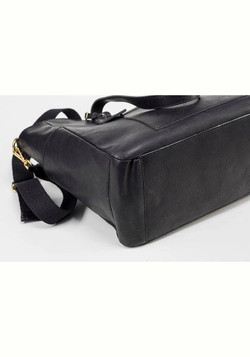 Leather Tote Fifth Avenue Collection Black sold by Ivalo.com product image thumbnail 4
