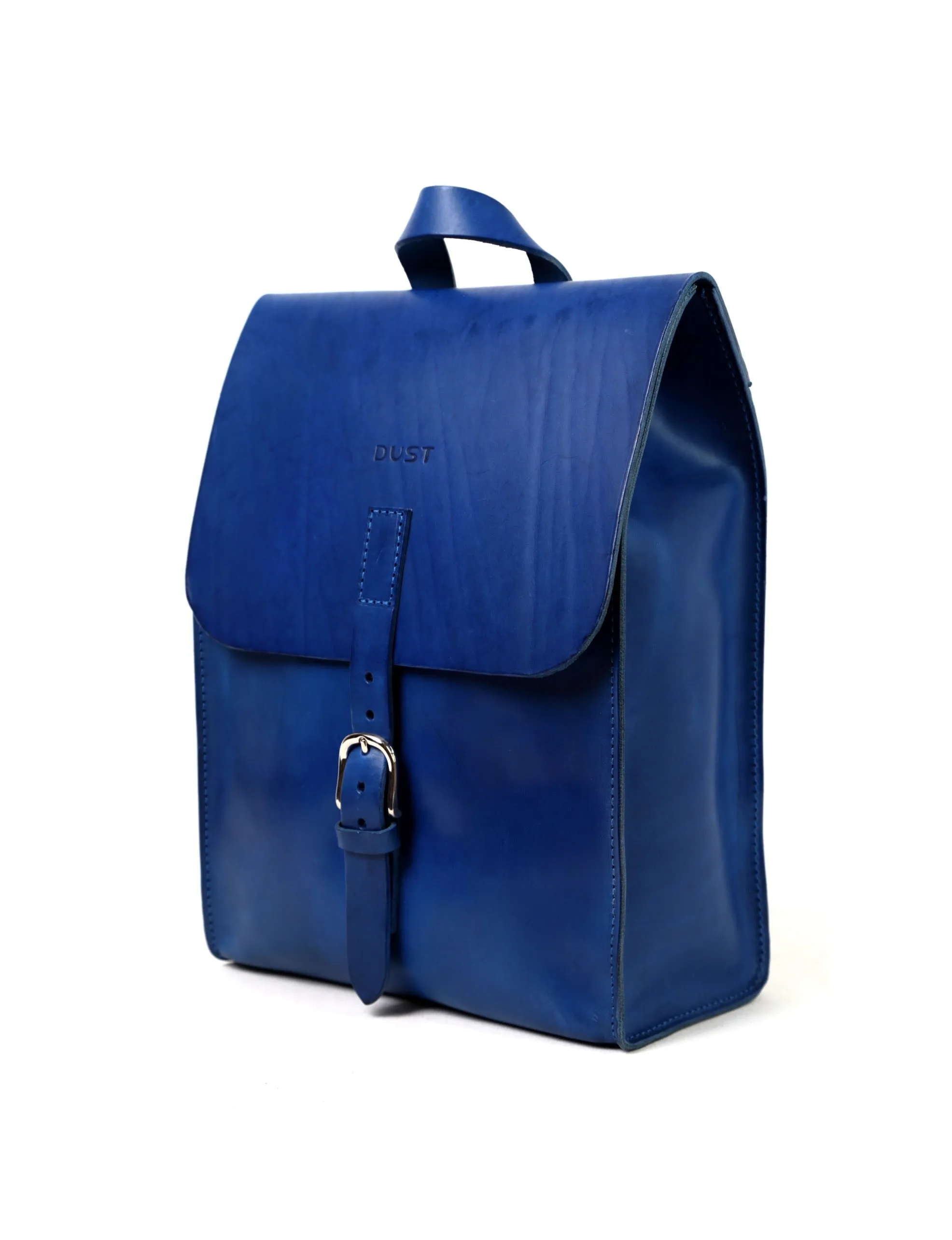 Leather Backpack Mod 120 Cuoio Blue sold by Ivalo.com