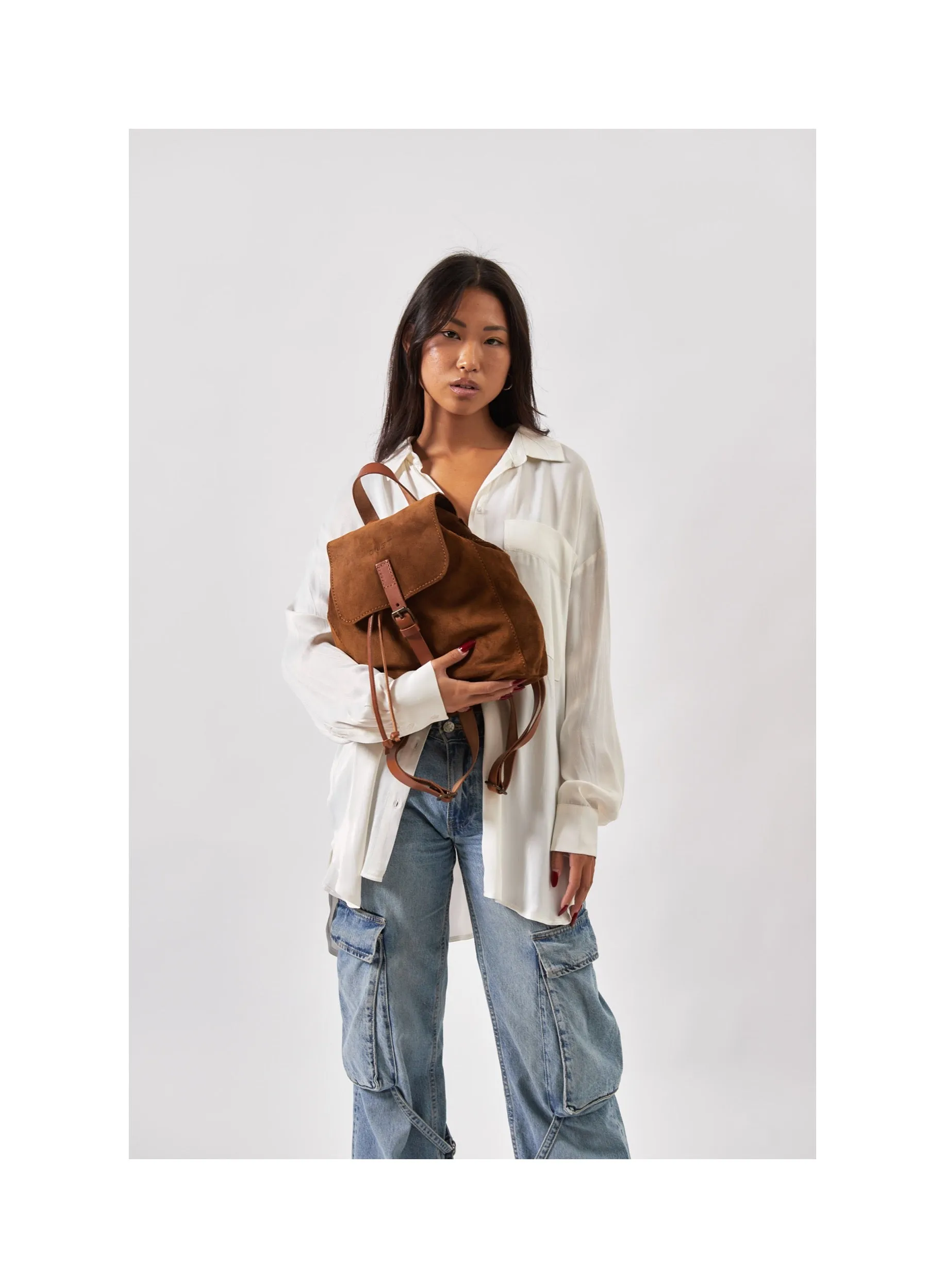 Leather Backpack Venice Collection Brown sold by Ivalo.com product image thumbnail 4