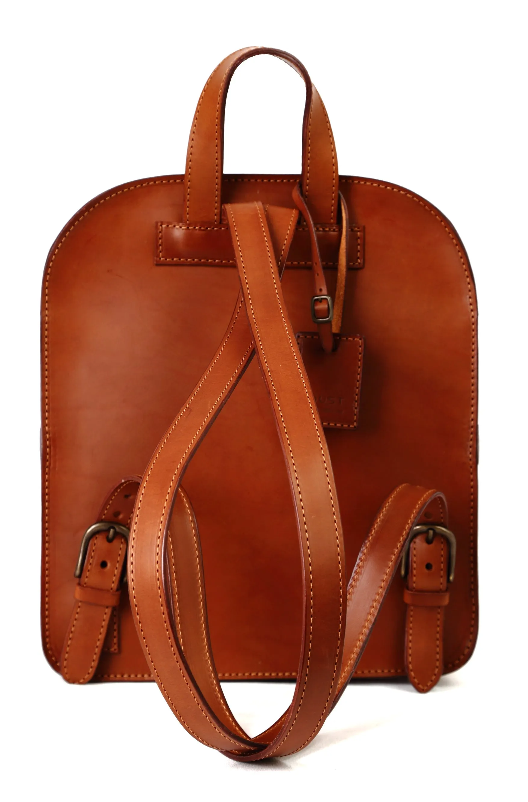 Leather Backpack mod 136 Cuoio Brown sold by Ivalo.com product image thumbnail 2