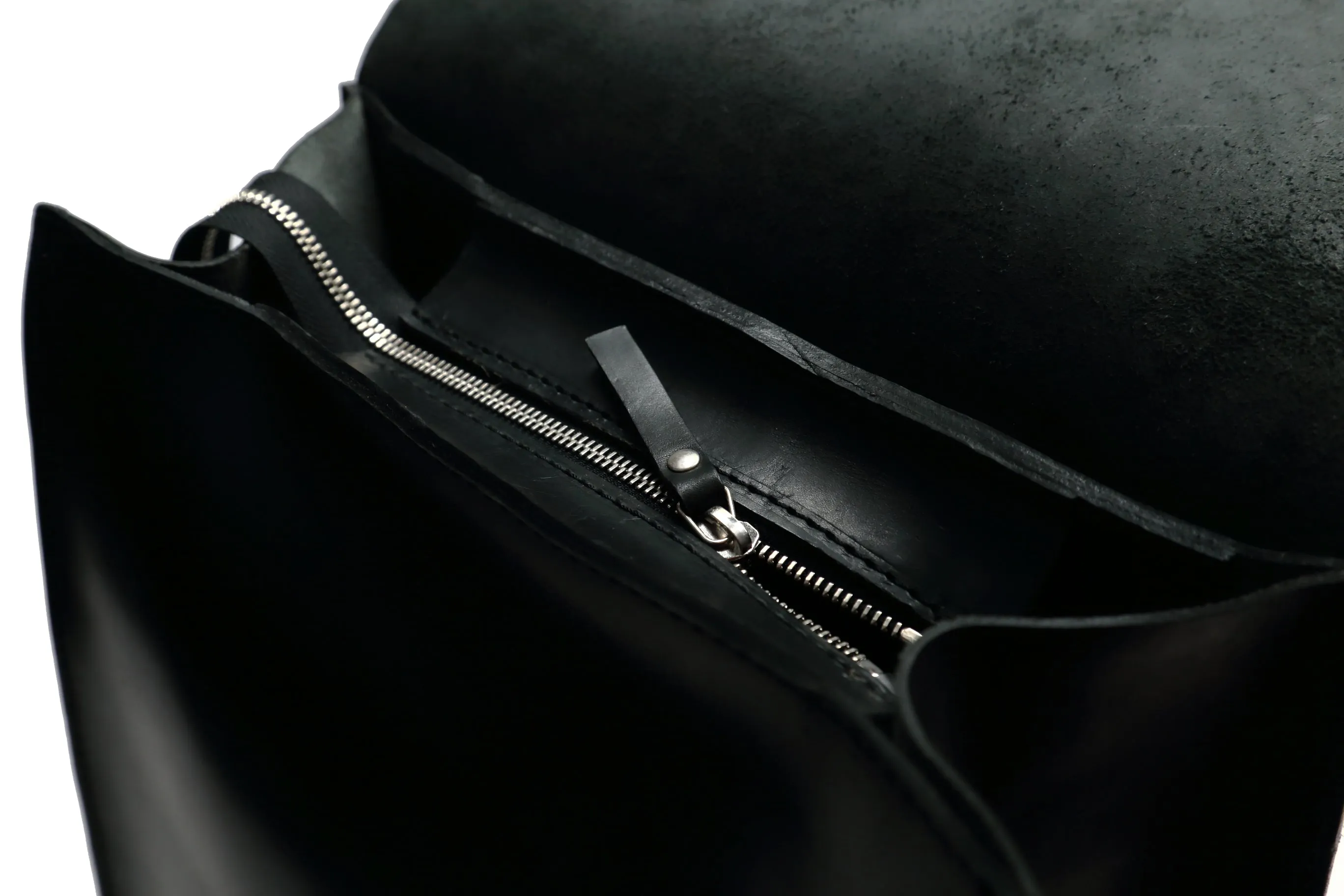 Leather Backpack Mod 120 Cuoio Black sold by Ivalo.com product image thumbnail 4