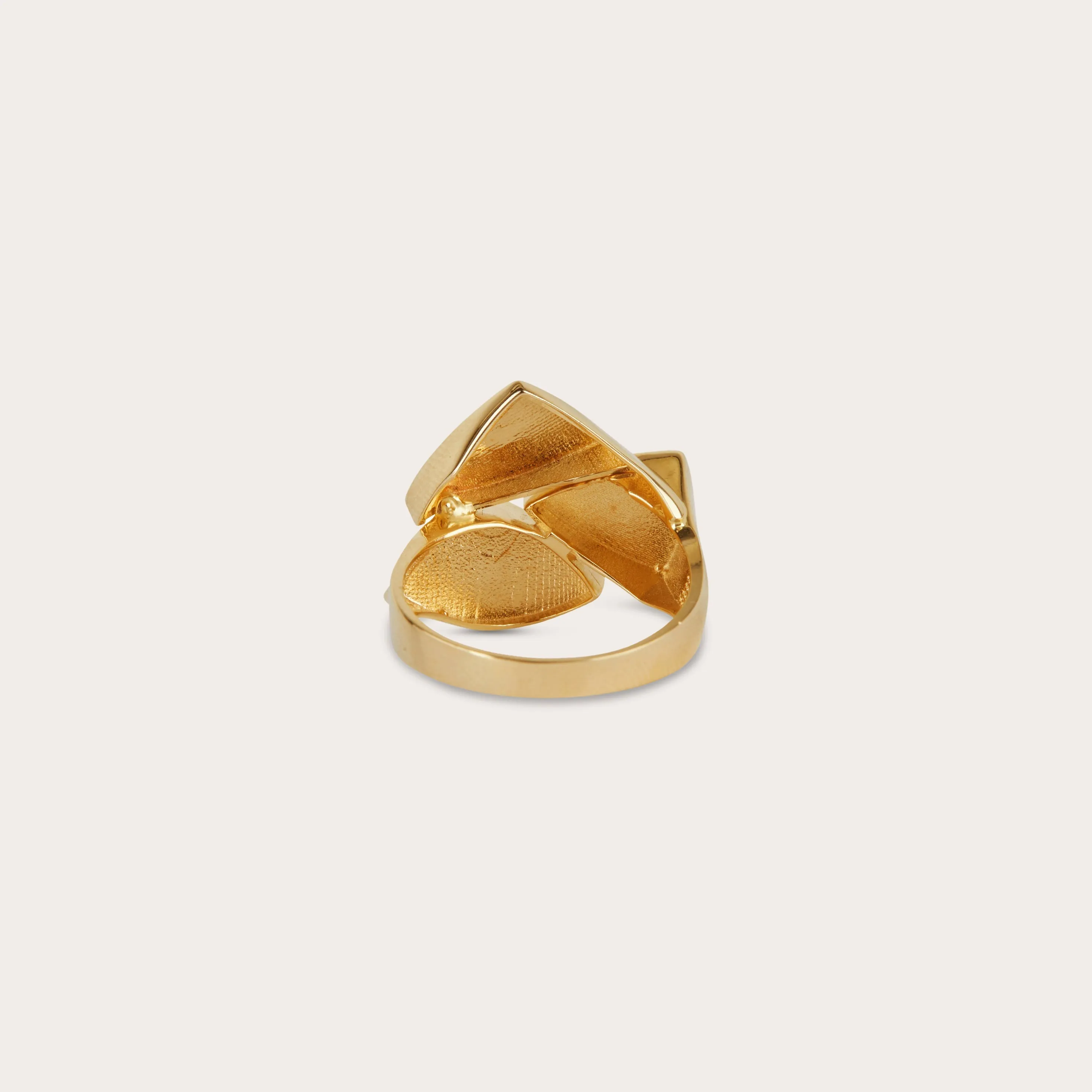 Triangle Ring 14ct Gold sold by Ivalo.com product image thumbnail 3
