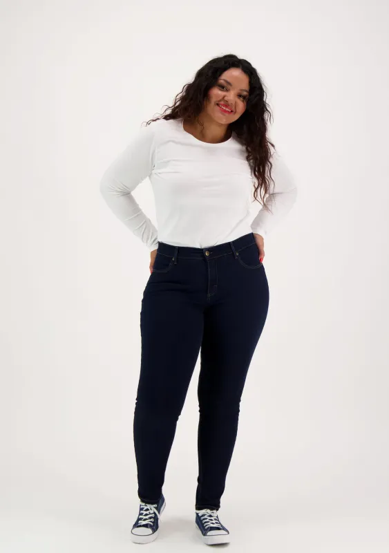 Suzie Super Stretch Skinny Jeans Dark Blue sold by Ivalo.com