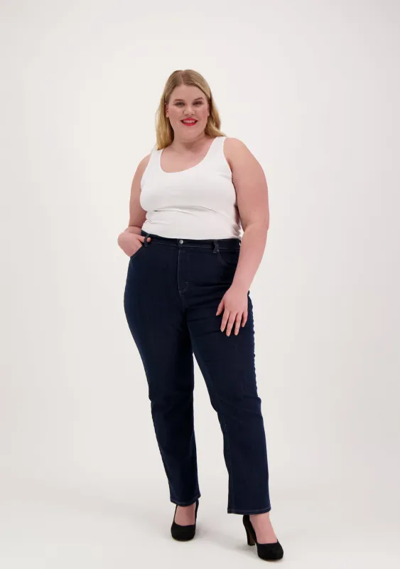 Caramel+ High Waist Jeans Dark Blue sold by Ivalo.com