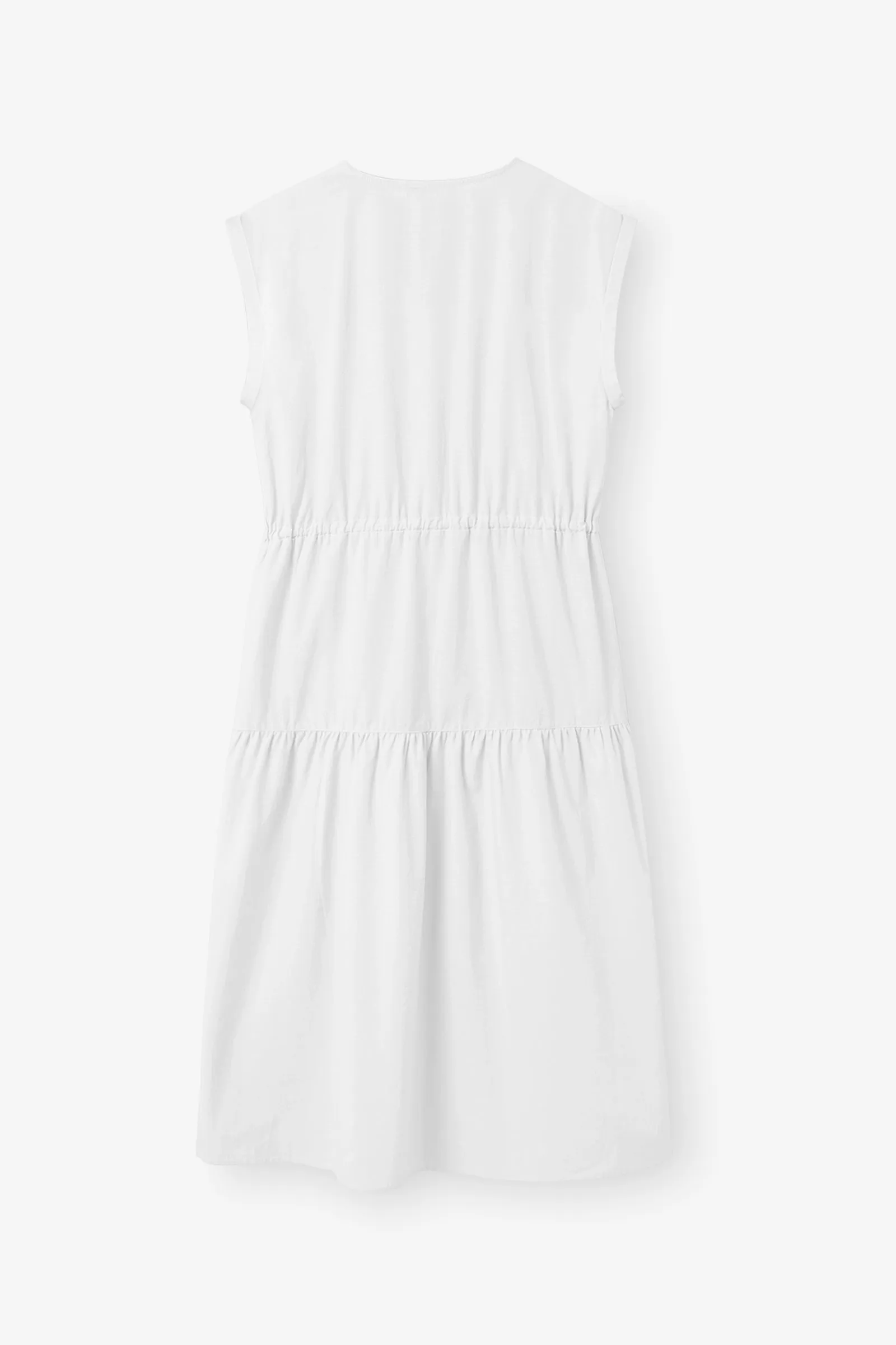 Sleeveless Tiered Dress White sold by Ivalo.com product image thumbnail 4