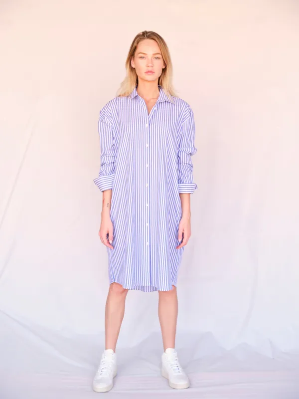 Organic Cotton Shirt Dress Stripes sold by Ivalo.com