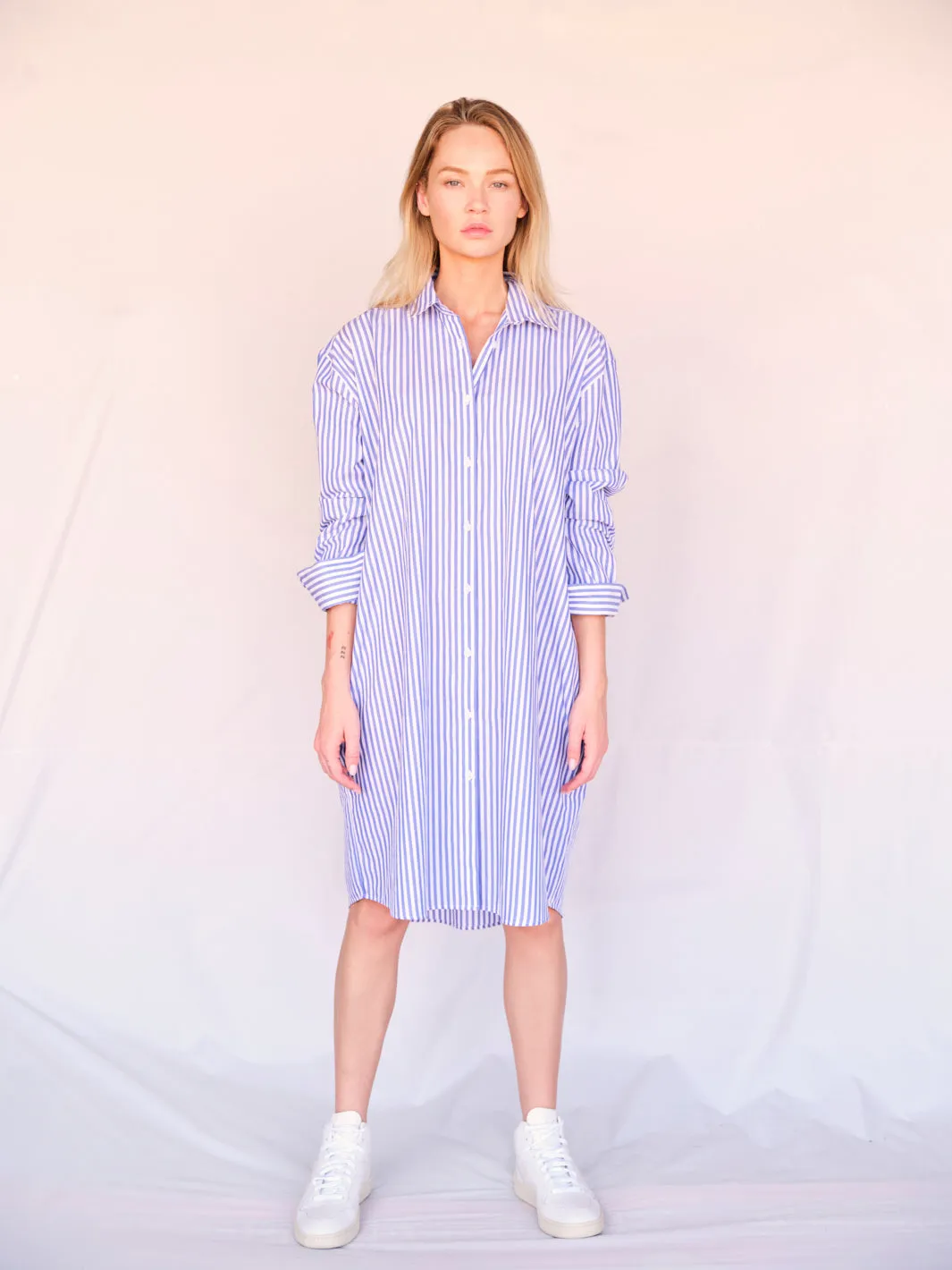 Organic Cotton Shirt Dress Stripes sold by Ivalo.com