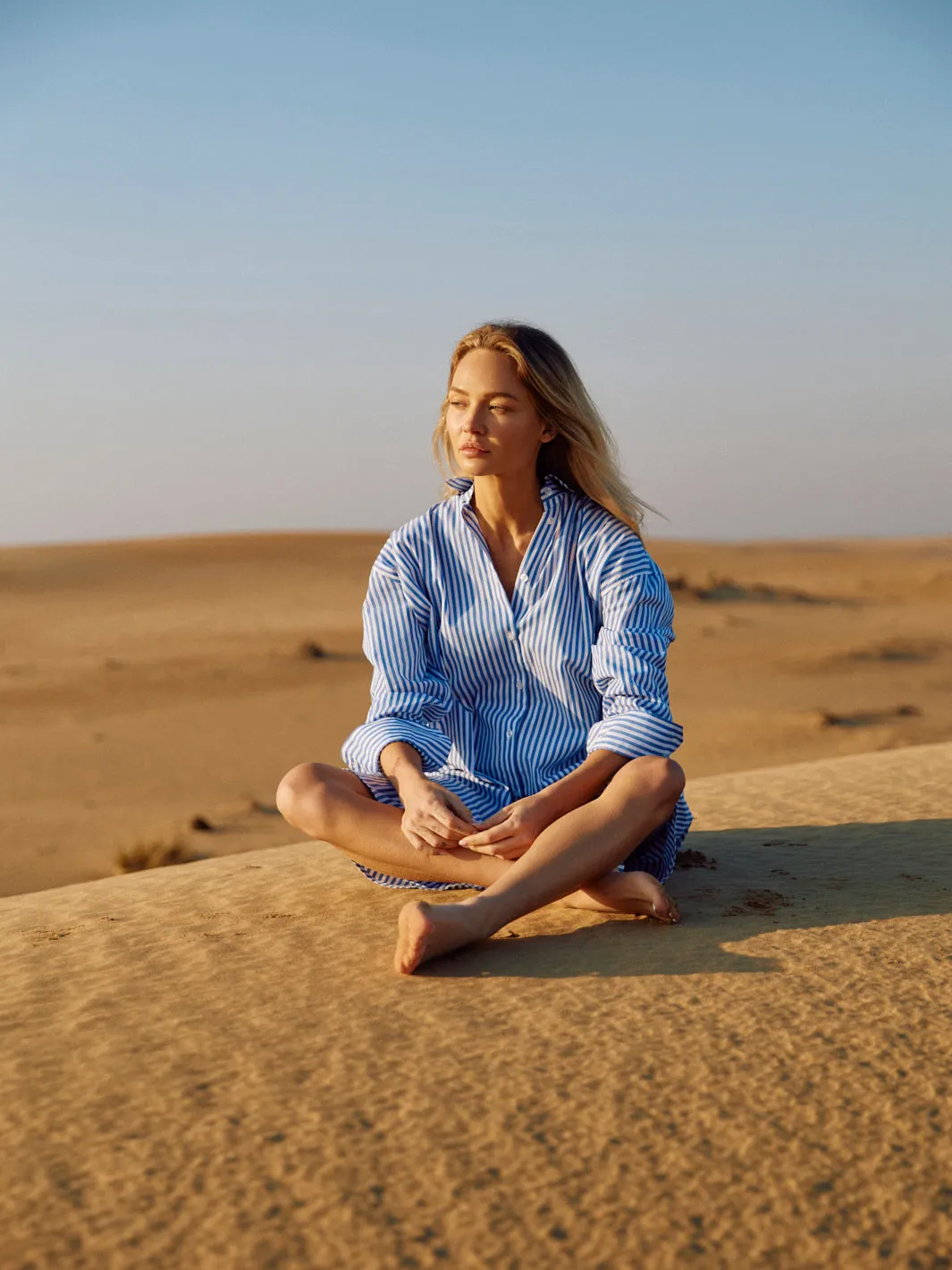 Organic Cotton Shirt Dress Stripes sold by Ivalo.com product image thumbnail 4