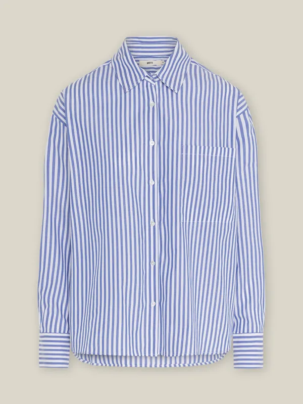 Organic Cotton Oversized Stripe Shirt sold by Ivalo.com