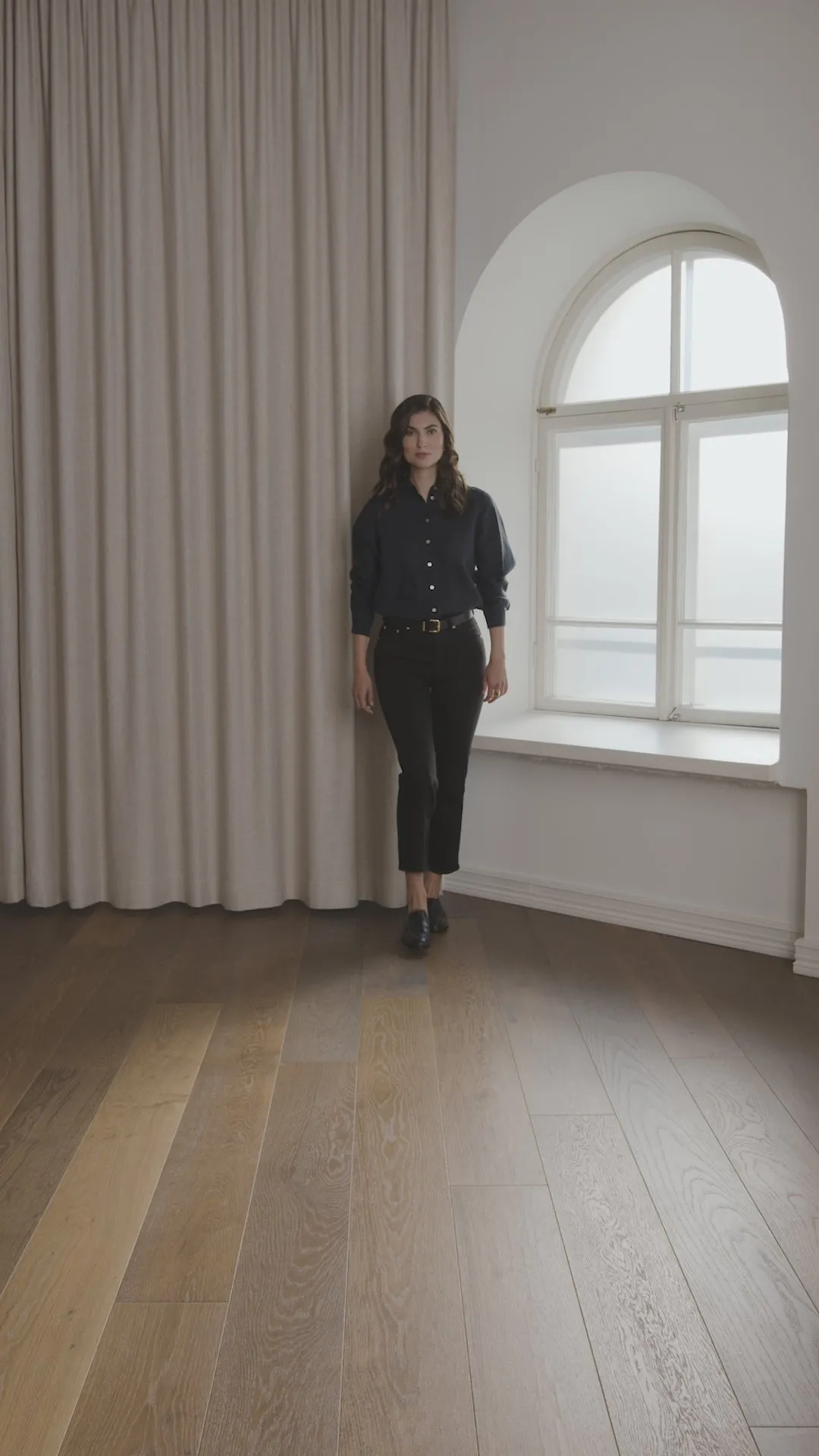 Lilly Linen Collar Shirt Dark Navy sold by Ivalo.com product image thumbnail 3