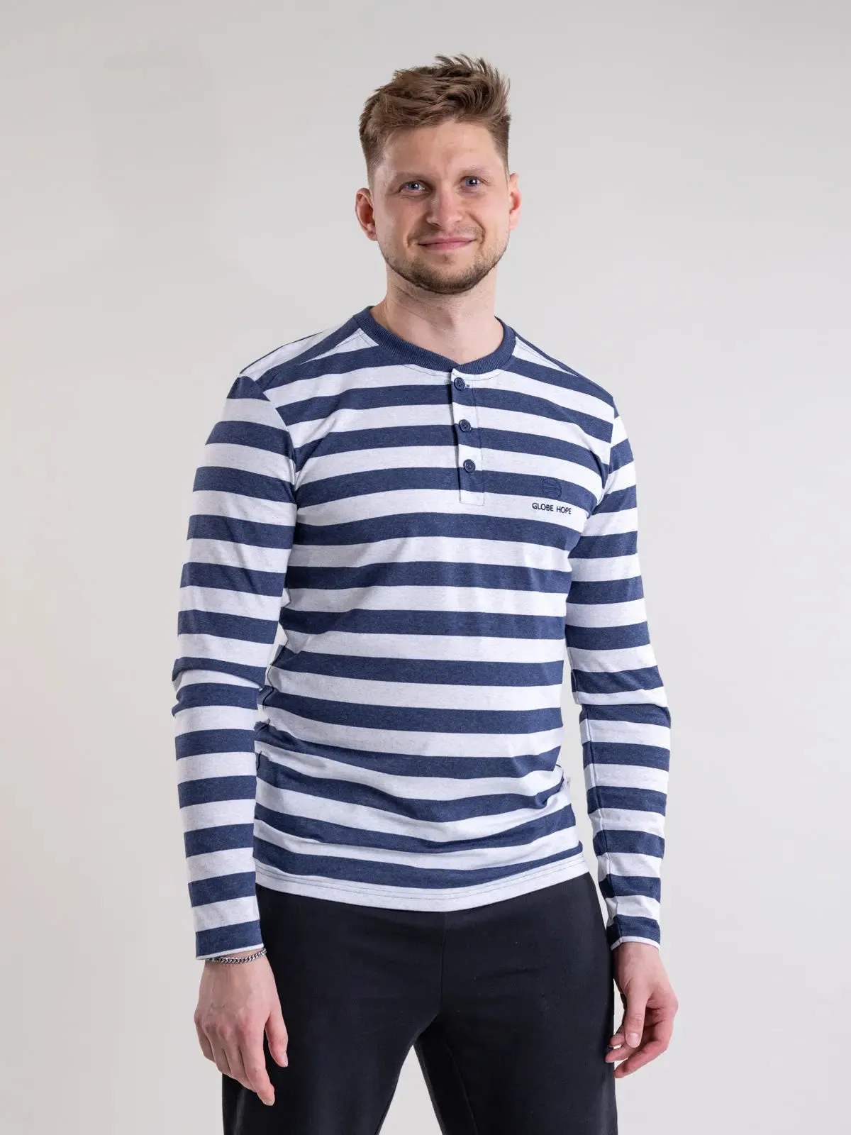 Kuntta Shirt Navy Blue and White Striped sold by Ivalo.com product image thumbnail 3