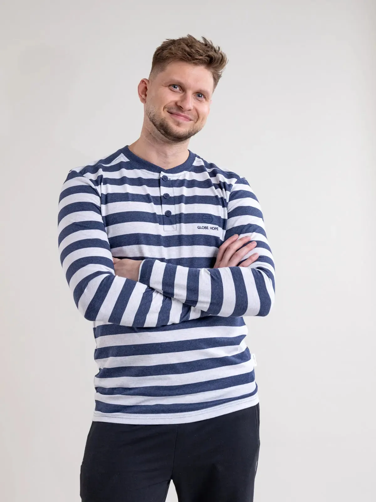 Kuntta Shirt Navy Blue and White Striped sold by Ivalo.com product image thumbnail 4