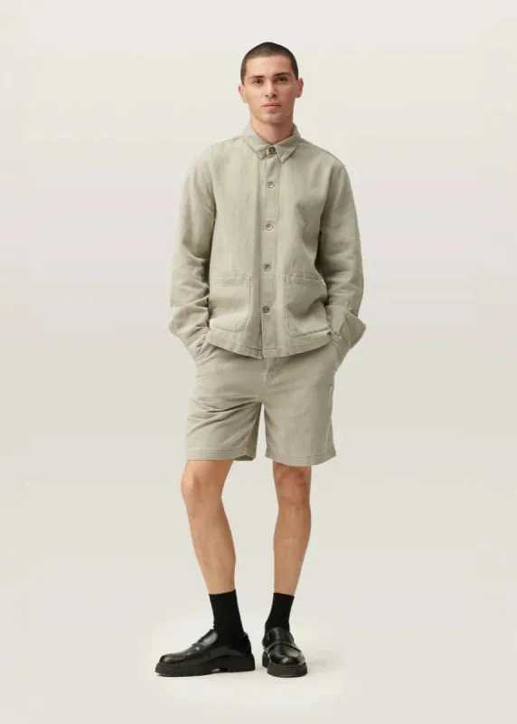 Shorty Lightweight Hemp Blend Shorts Rock Olive sold by Ivalo.com