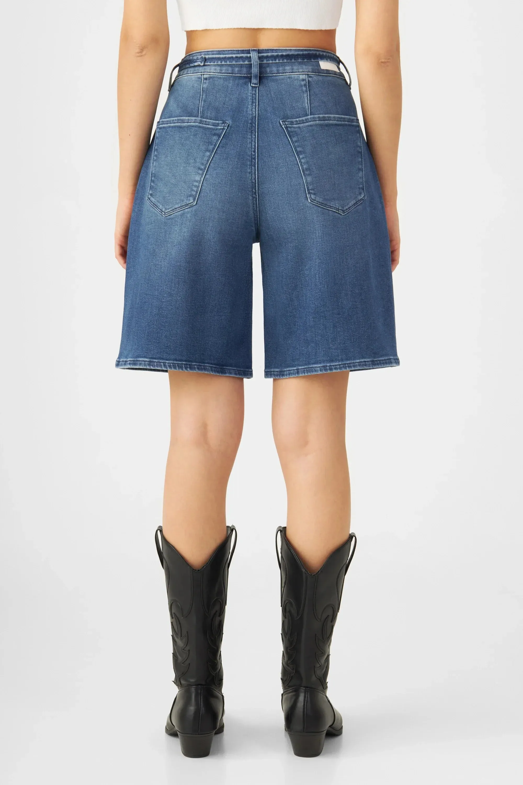 Blinky Soft Denim Shorts Vintage Blue sold by Ivalo.com product image thumbnail 2