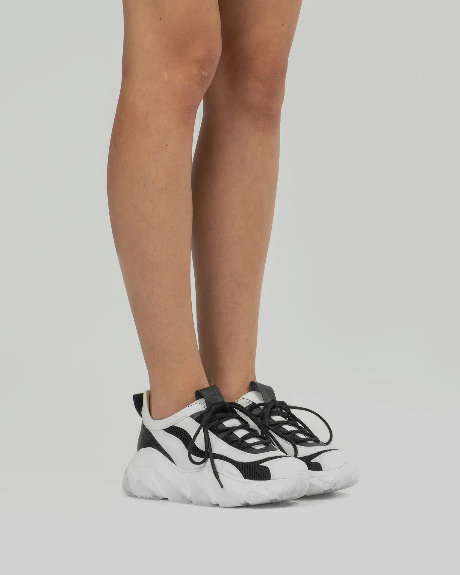 Women's Vegan Daddy Sneakers White/Black sold by Ivalo.com product image thumbnail 2
