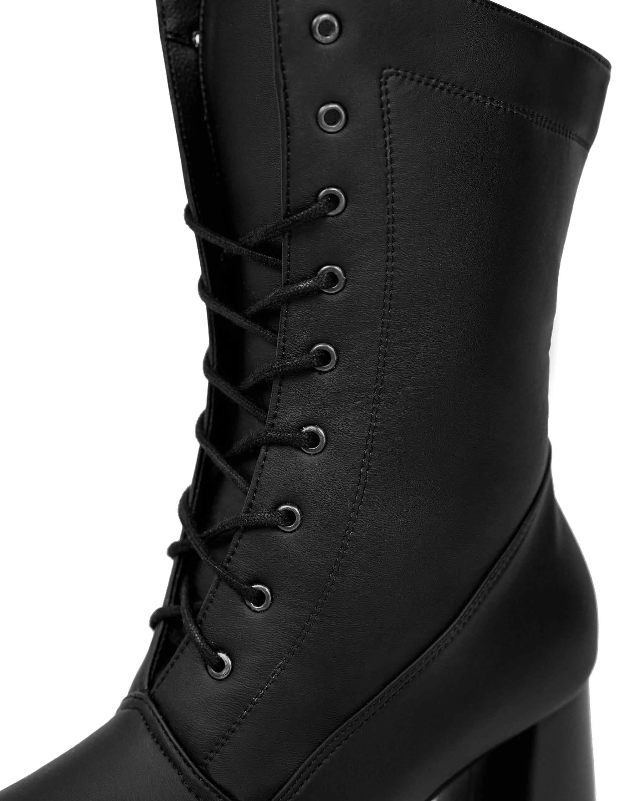 High Cactus Leather Boots Black sold by Ivalo.com product image thumbnail 5