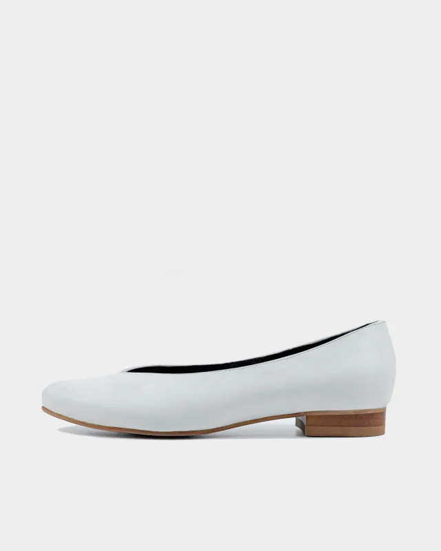 Pumps Nopal Ballerinas Cactus Leather White sold by Ivalo.com