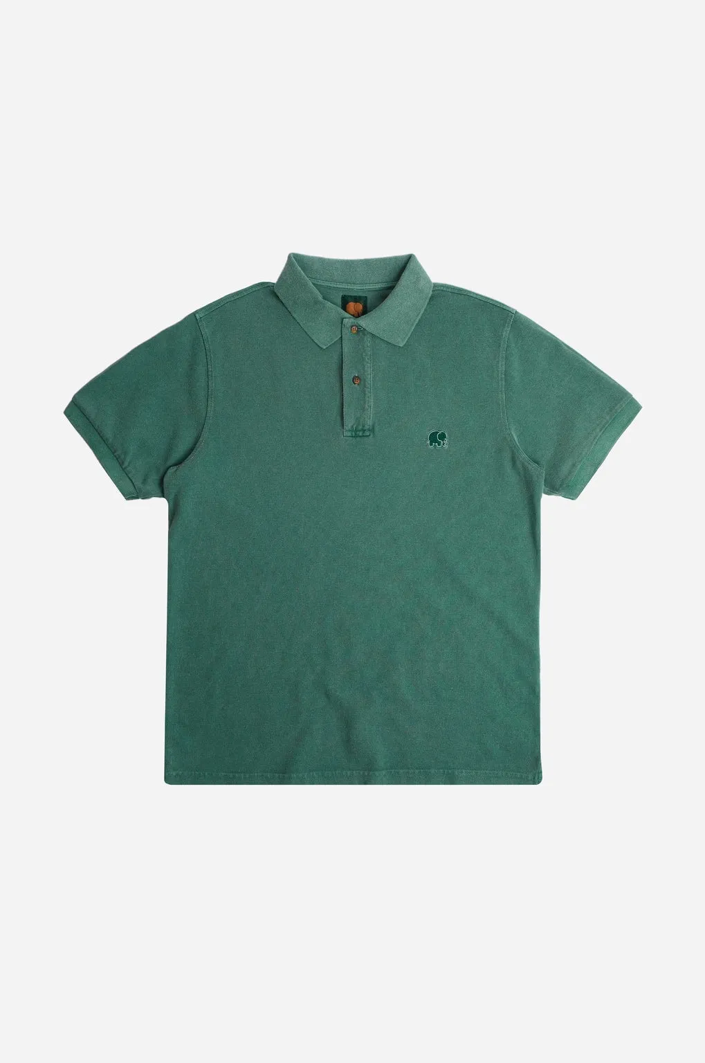Trendsplant Organic Pigment Dyed Polo Shirt Eden Green sold by Ivalo.com product image thumbnail 4