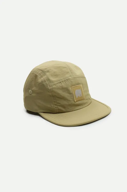 Water Repellent Nylon Five Panel Cap Sand sold by Ivalo.com
