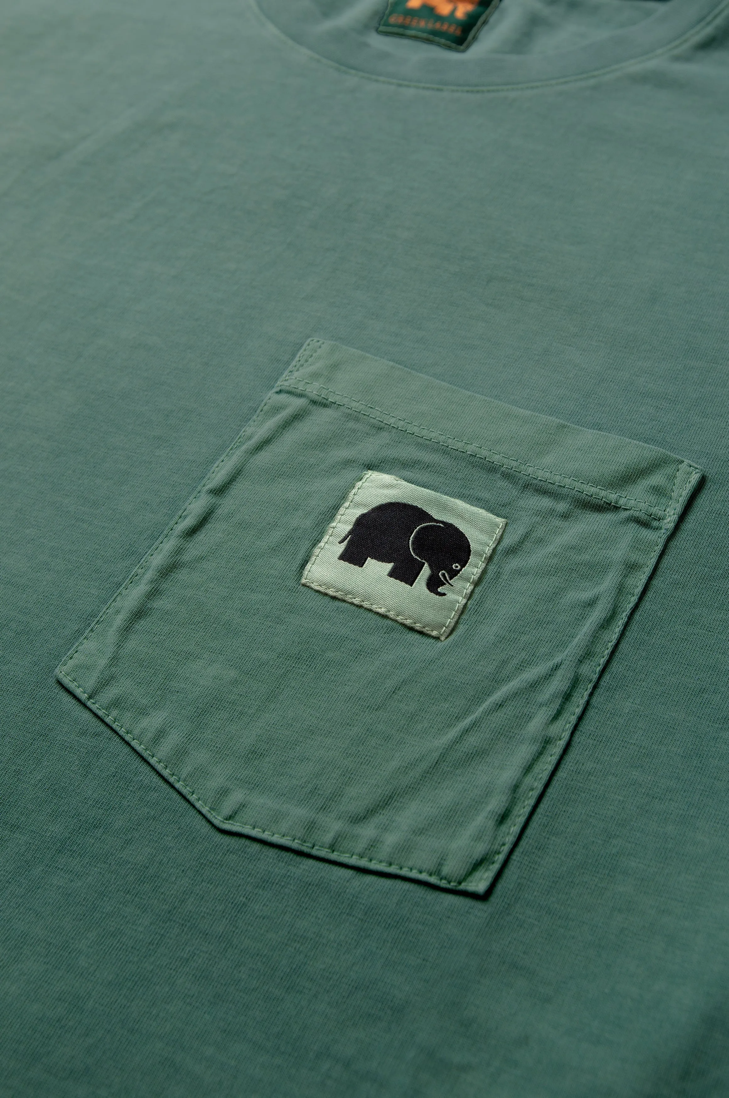 Garza Pigment Dyed T-Shirt Foliage Green sold by Ivalo.com product image thumbnail 4