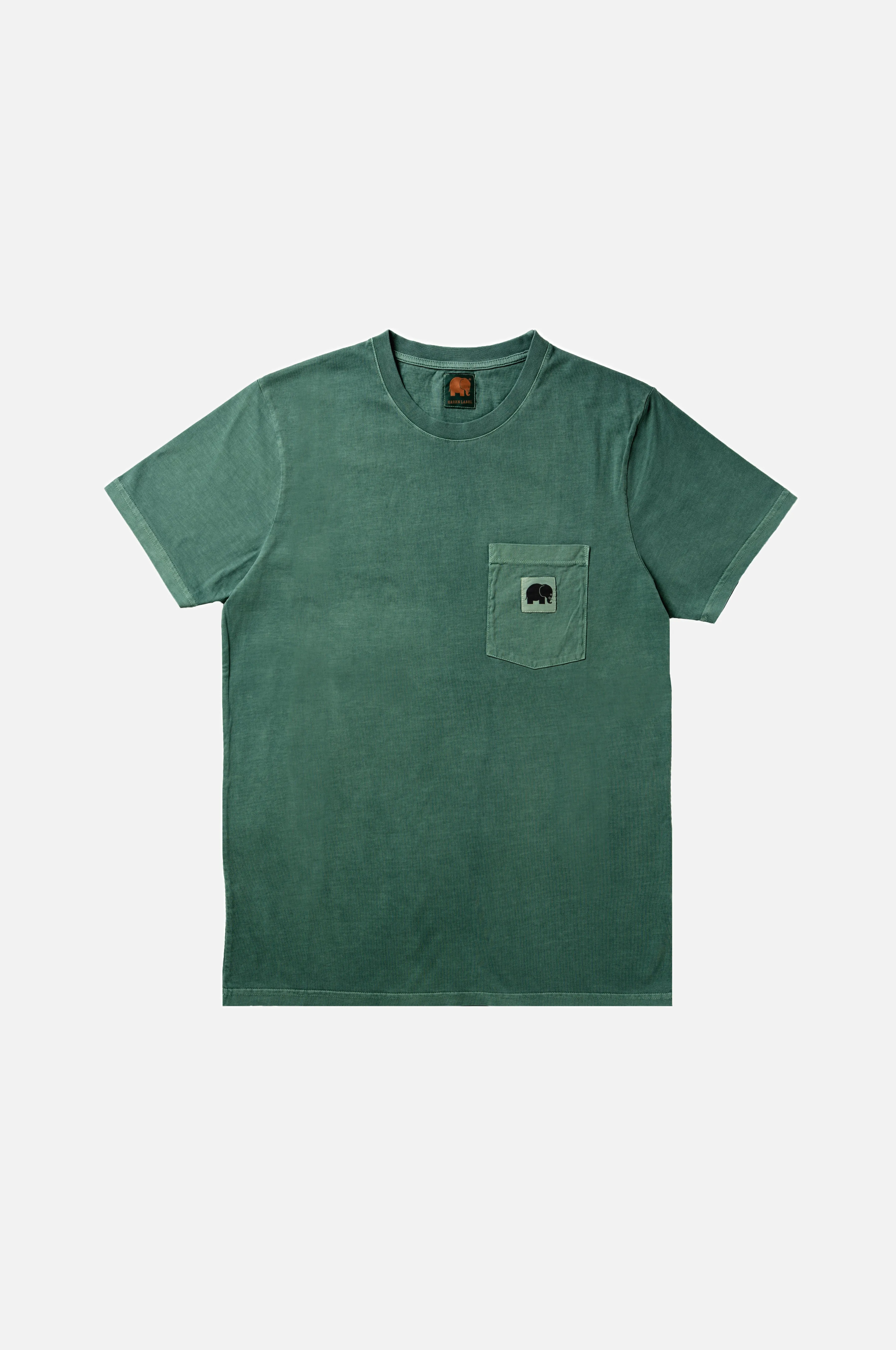 Garza Pigment Dyed T-Shirt Foliage Green sold by Ivalo.com product image thumbnail 2