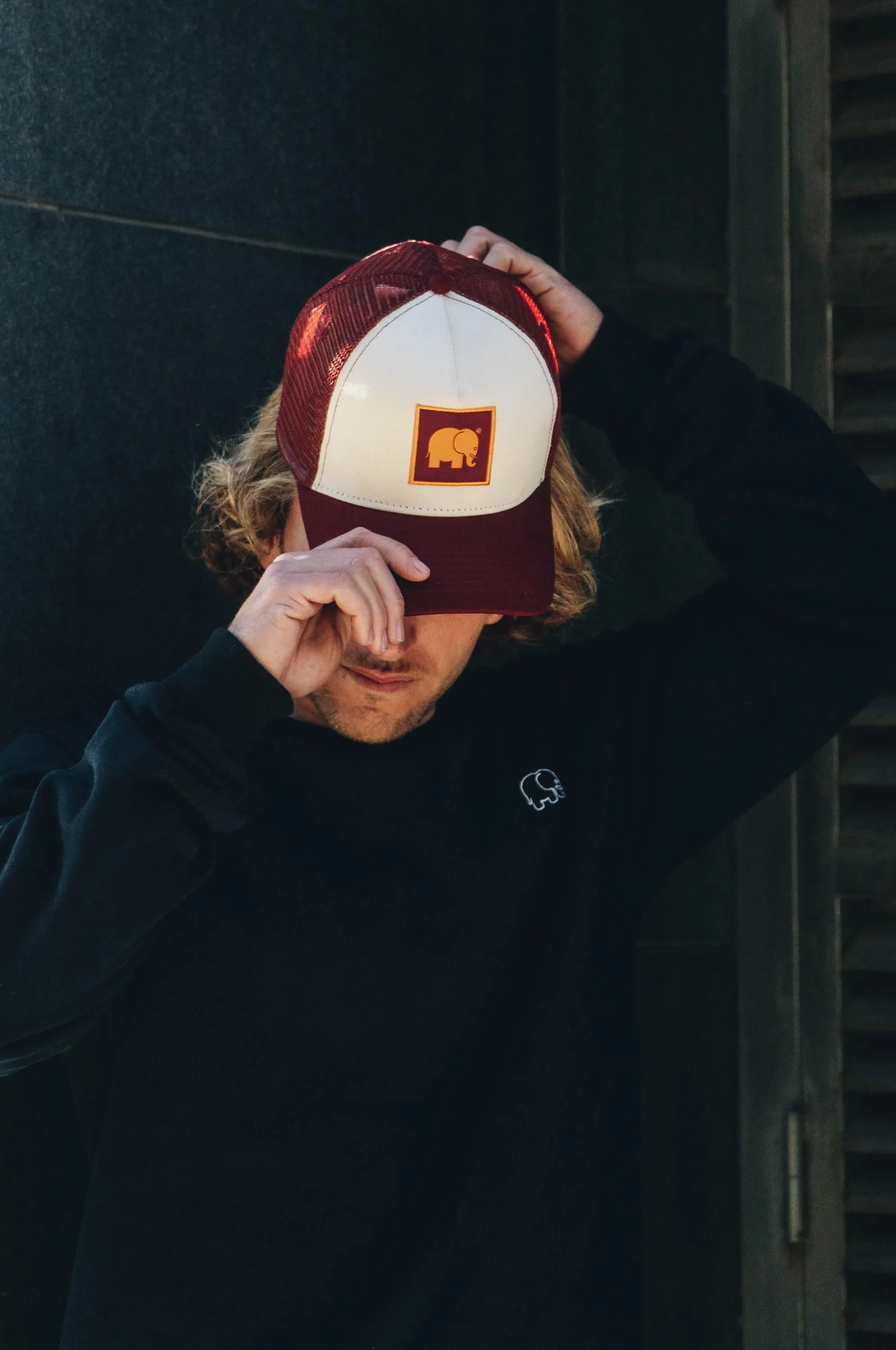 Classic Trucker Cap Burgundy sold by Ivalo.com product image thumbnail 3