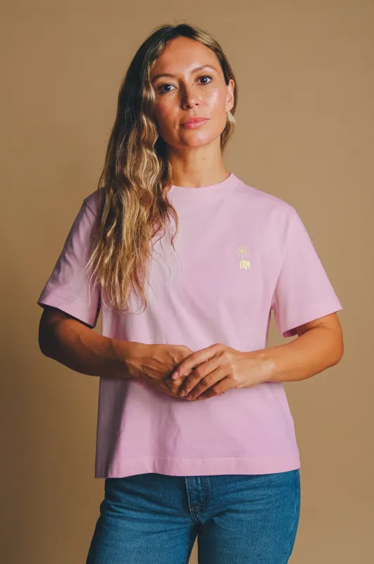 Women's Antonyo Marest x Trendsplant Essential T-Shirt Gum Pink sold by Ivalo.com