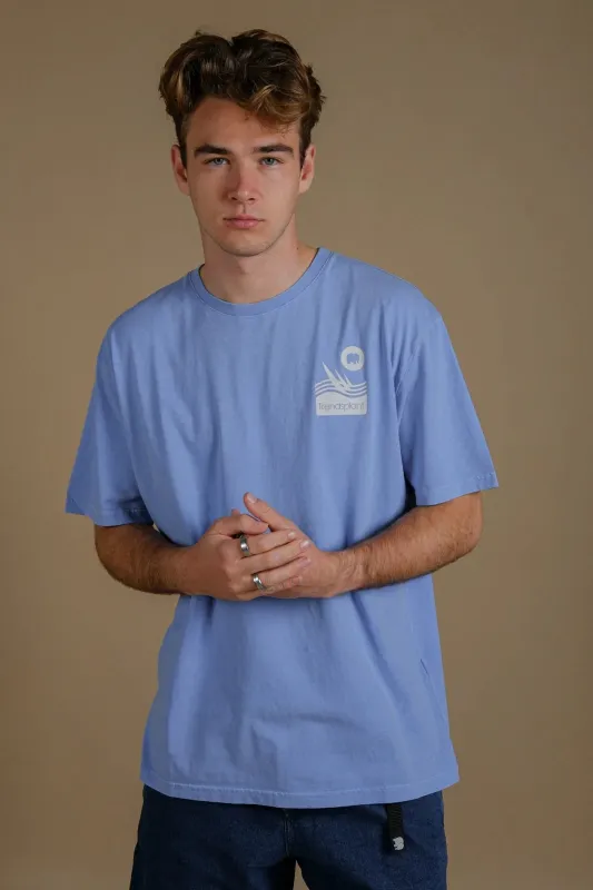 Men's The Cup Pigment T-Shirt Mediterranean Blue sold by Ivalo.com