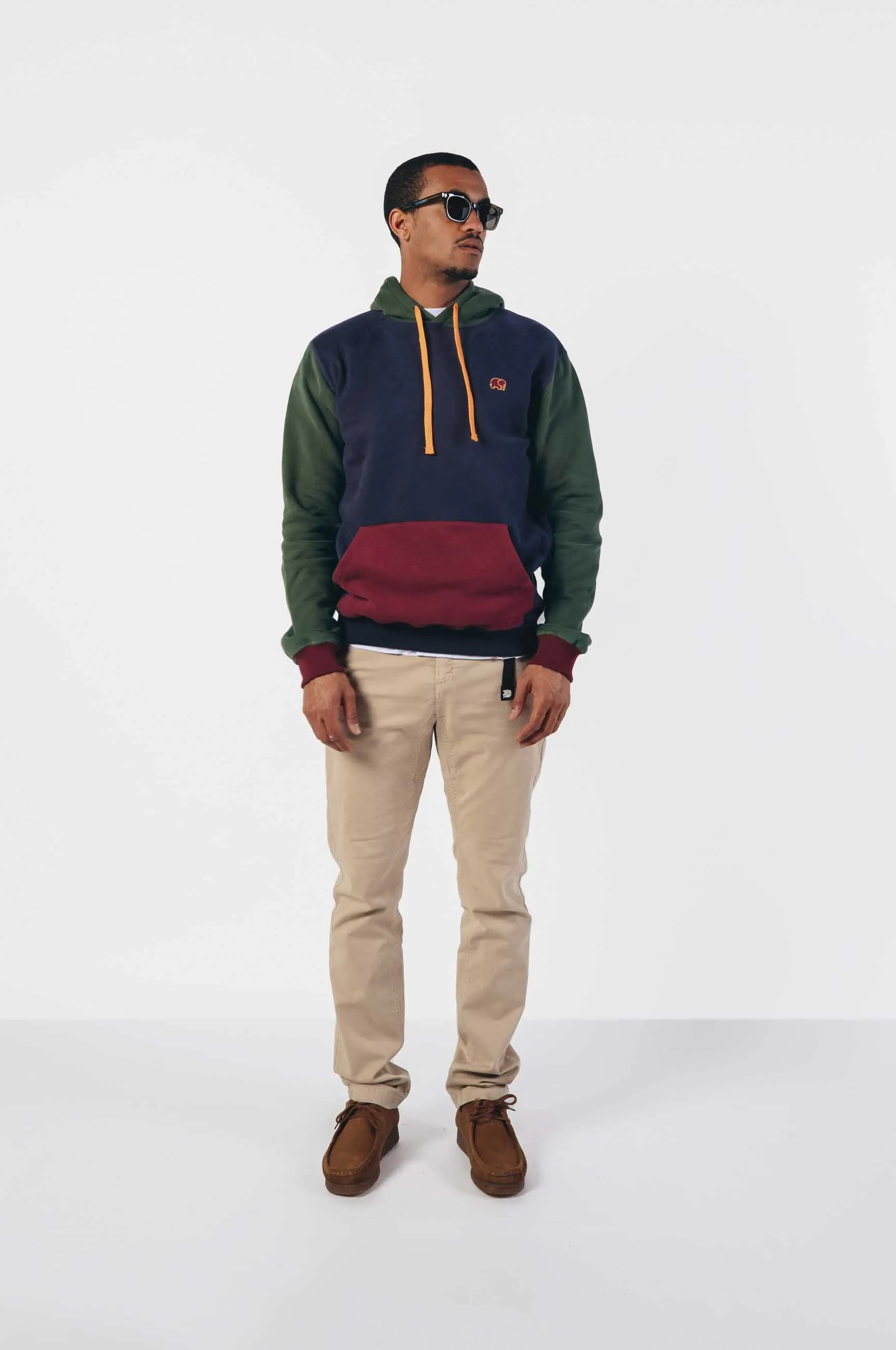 Color Block Hoodie Trendsplant Blue sold by Ivalo.com product image thumbnail 4