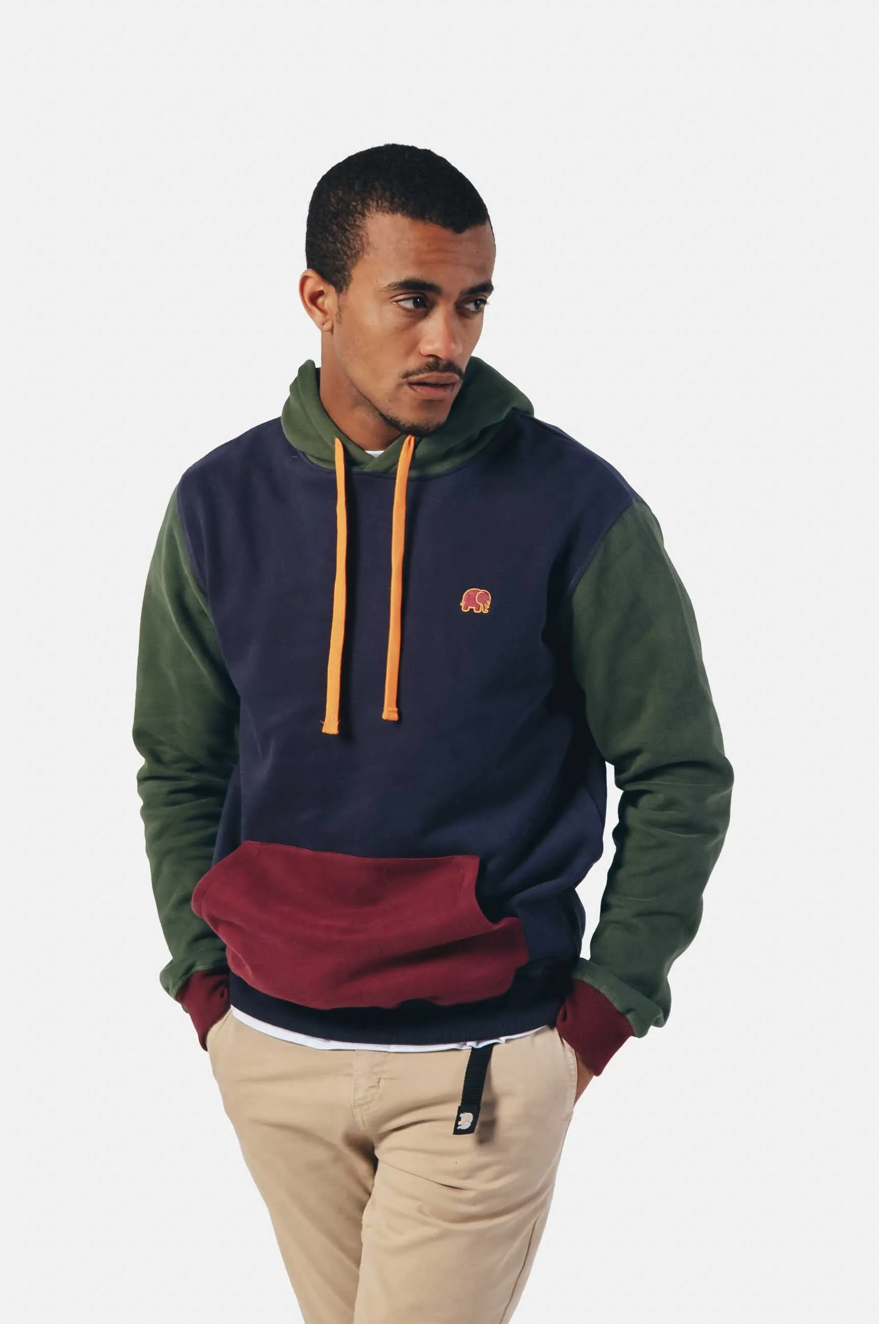 Color Block Hoodie Trendsplant Blue sold by Ivalo.com product image thumbnail 2