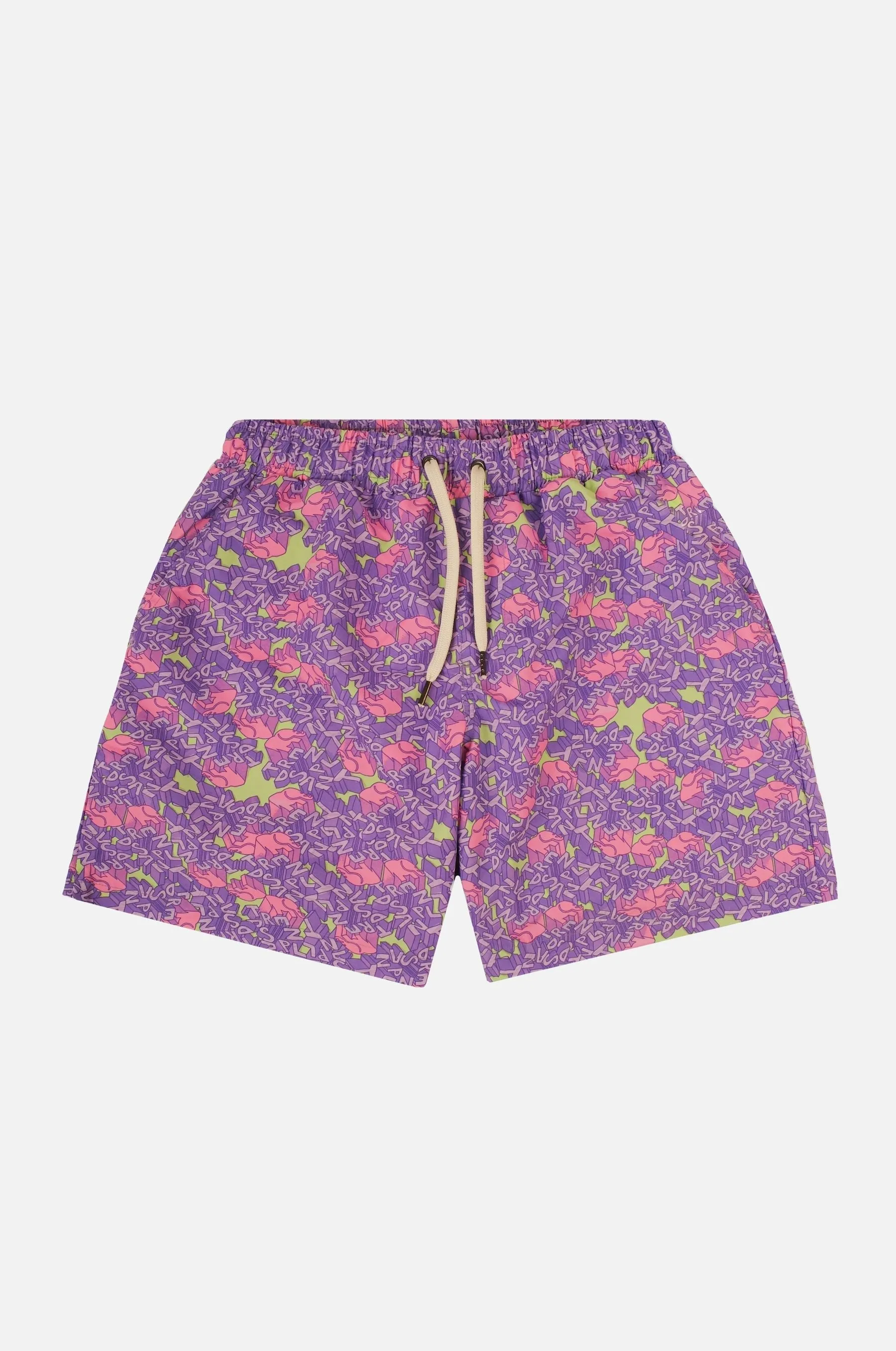 Men's Trippyplant Swim Shorts Sour Grape sold by Ivalo.com