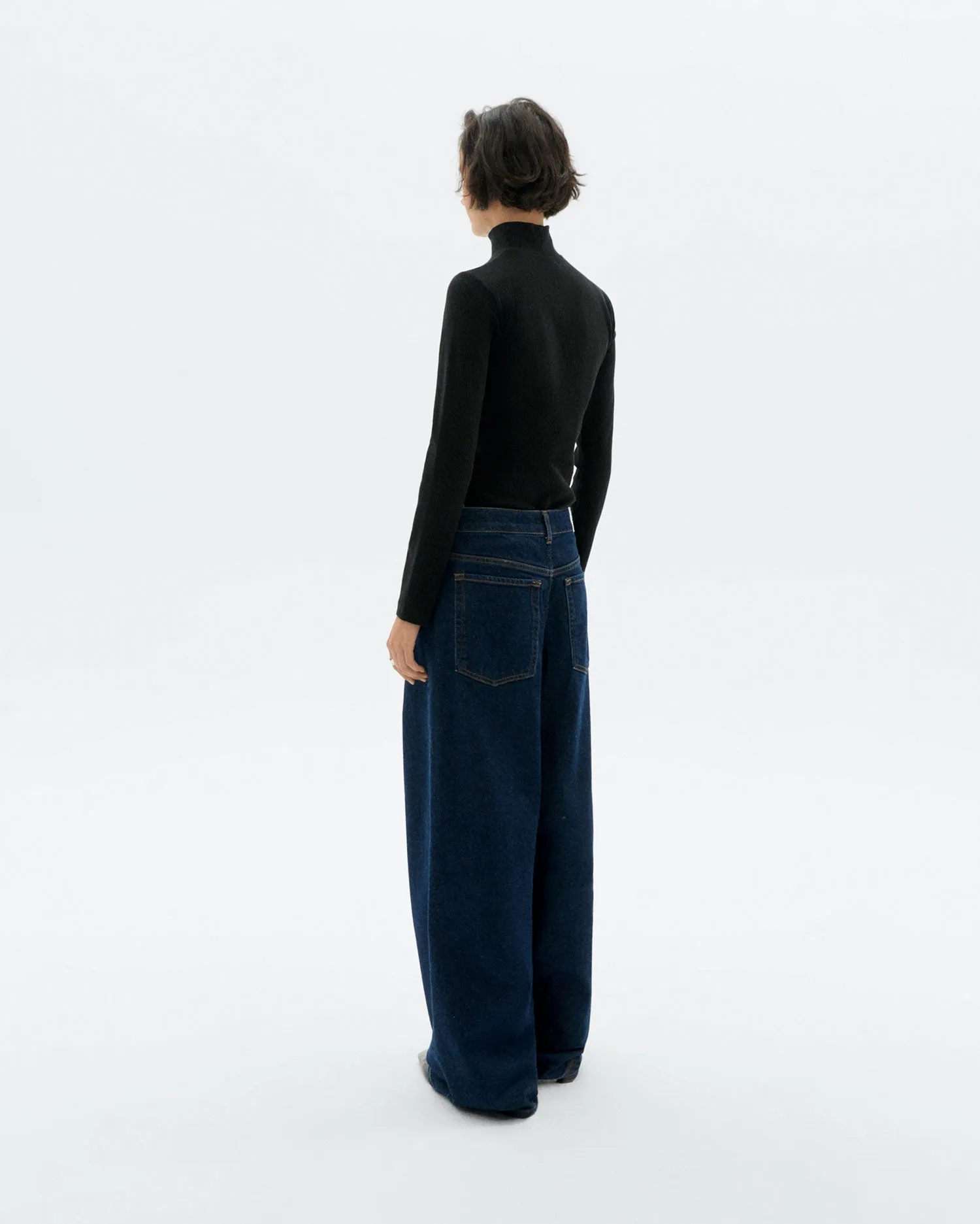 Aine Turtleneck Top Black Hemp sold by Ivalo.com product image thumbnail 4