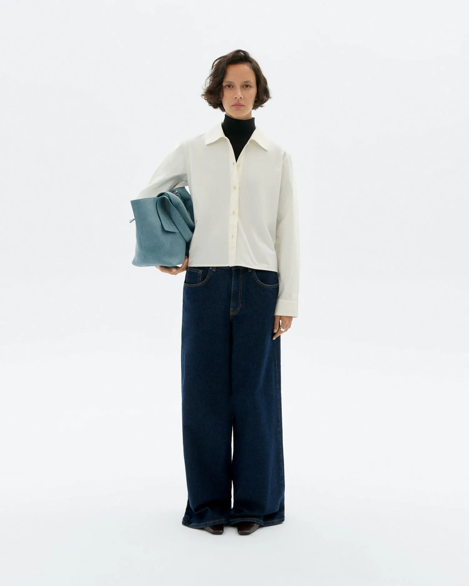 Aine Turtleneck Top Black Hemp sold by Ivalo.com product image thumbnail 2