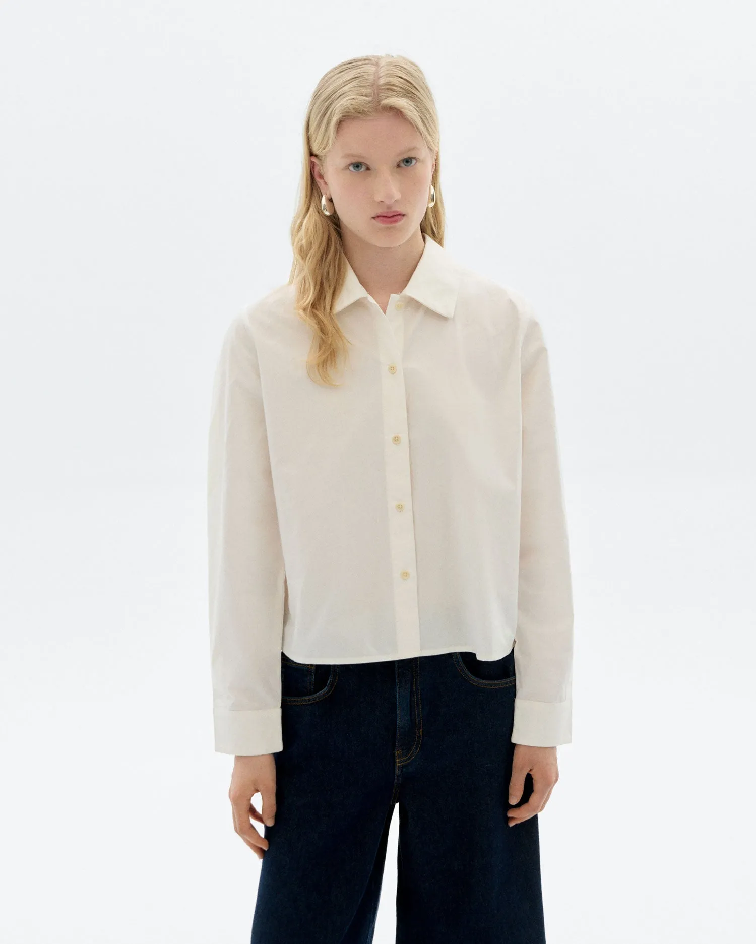 White Poplin Duna Blouse sold by Ivalo.com