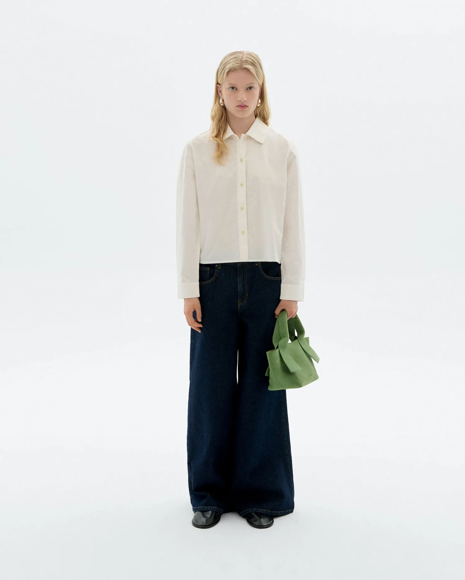White Poplin Duna Blouse sold by Ivalo.com product image thumbnail 2