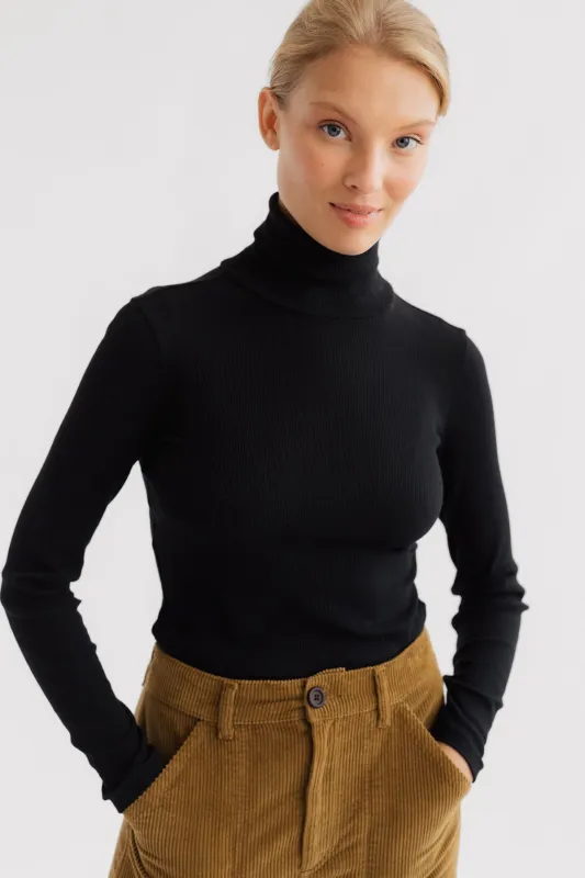 Canna Turtleneck Top Black sold by Ivalo.com