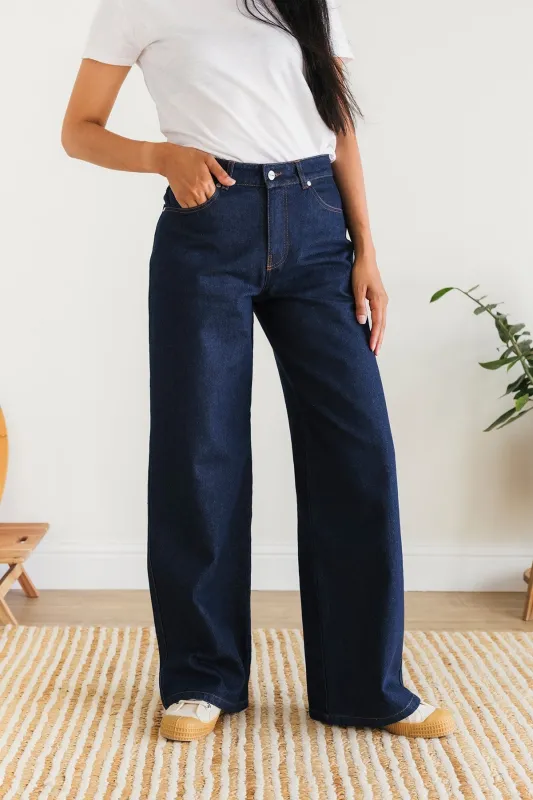 Gollwitz Pants Blue Denim sold by Ivalo.com