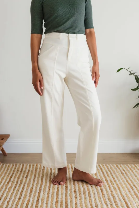 Luhme Pants Ecru sold by Ivalo.com