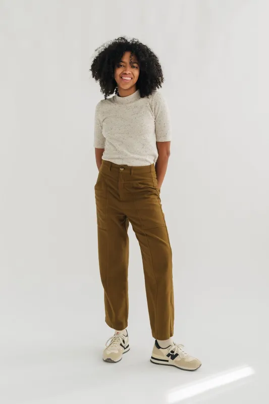 Luhme Pants Dusty Ochre sold by Ivalo.com