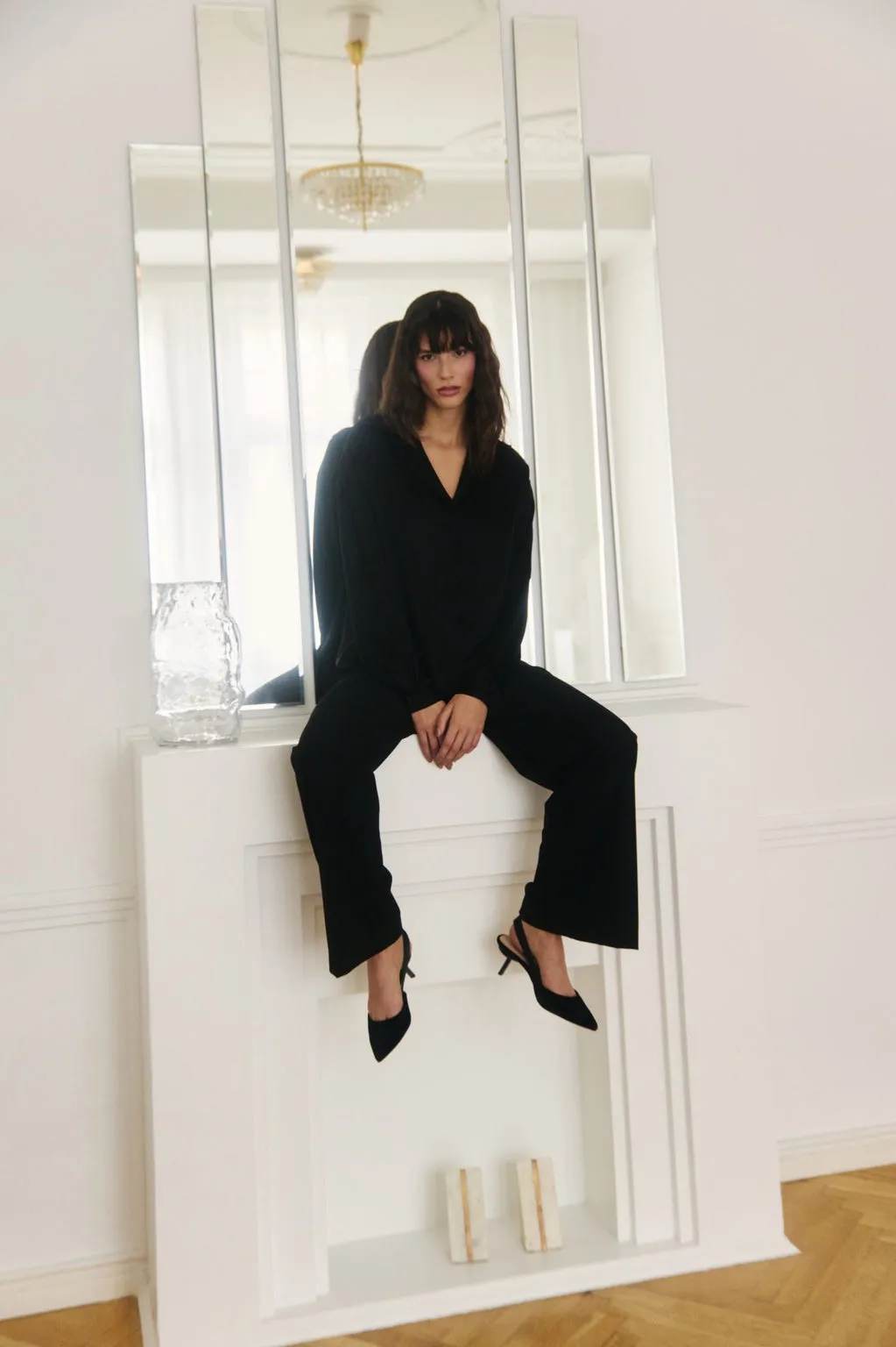 Rita Silk Shirt Black sold by Ivalo.com product image thumbnail 5