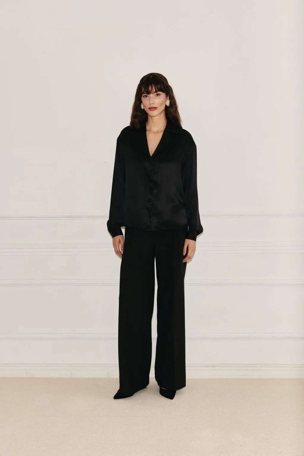 Rita Silk Shirt Black sold by Ivalo.com product image thumbnail 3